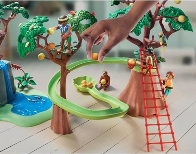 Set lodrash Playmobil Wiltopia Tropical Jungle Playground 71142, 138 pjesë, për kalamaj 4+, shumëngjyrësh