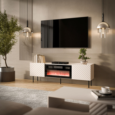 Komodë TV LUCCA 5903815011344, 180cm, chipboard, gri