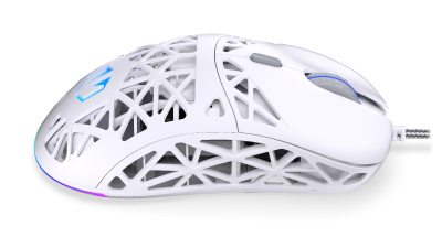 Maus gaming Endorfy LIV, me kabllo, 12000 DPI, i bardhë Onyx