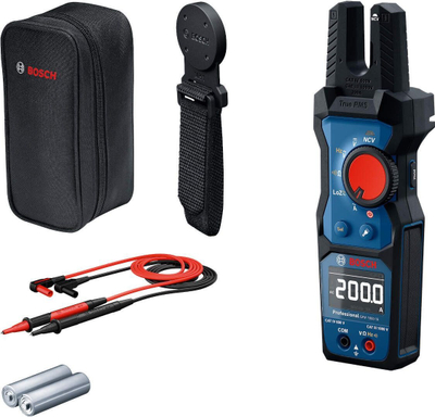 Multimetër furçë Bosch GFM 1000-15 Professional, AC 200A, IP54, me varëse magnetike