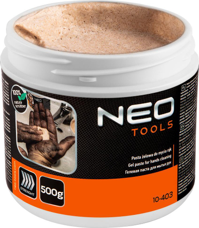 Xhel pastrimi për duar Neo Tools, për njolla t’forta, 500 g