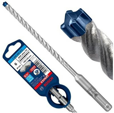 Бургја за бетон Bosch Expert 7X SDS Plus, 13mm, 165mm, сива
