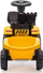 Traktor lodër Milly Mally CAT Vehicle, ride on, me rimorkio, i verdhë