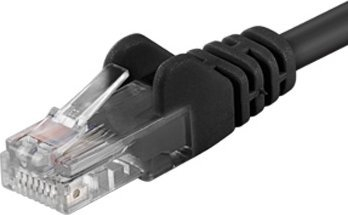 Kabllo rrjeti PremiumCord Patch UTP CAT6, 5m, e zezë