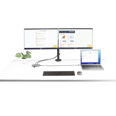 USB-C хаб StarTech 117B USBC MULTIPORT, 4K, 100W, сив