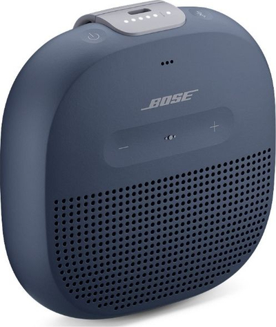 Altoparlant Bluetooth Bose SoundLink Micro, i vogël, portativ, i papërmueshëm nga uji, blu