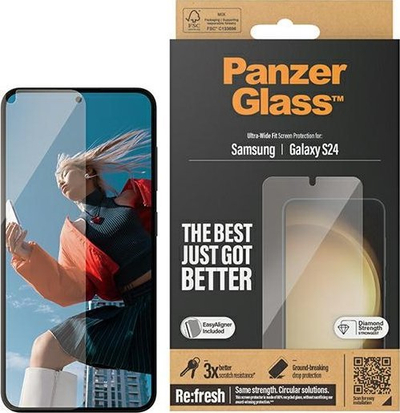 Mbrojtëse ekrani PanzerGlass Ultra Wide Fit, për Samsung, transparente