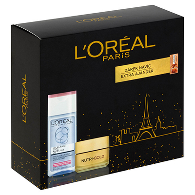 Set solucion pastrimi 200 ml + krem ushqyes dite Nutri-Gold 50 ml Loreal Paris
