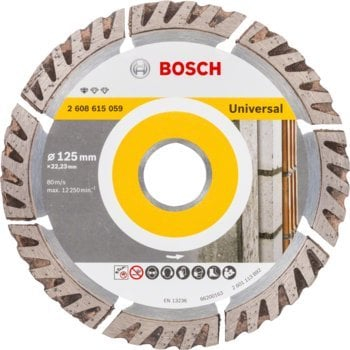 Disk prerës diamant Bosch, 125mm, set 10 copë