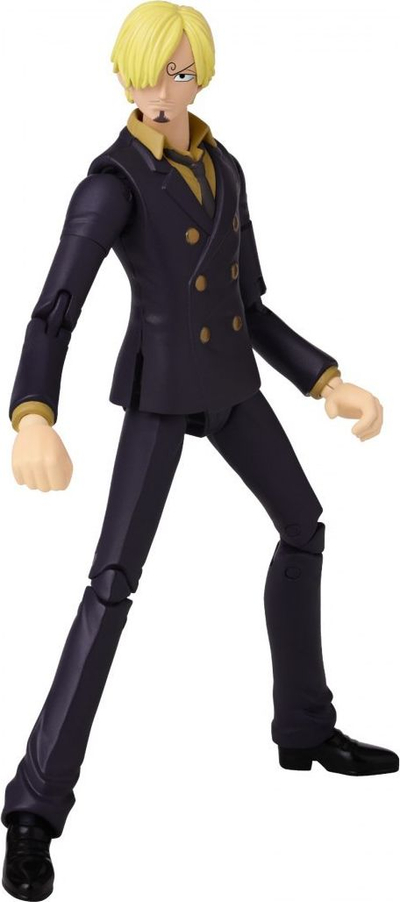 Figurë veprimi Bandai Anime Heroes One Piece Sanji, 16.5 cm, me nyje lëvizëse, shumëngjyrëshe