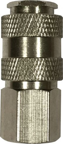 Lidhës universal i shpejtë Stanley 1/4" F, metalik, argjendtë