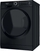 Lavatriçe tharëse Hotpoint NDD 11725 BDA EE, 11kg 7kg, 1551 RPM, e zezë