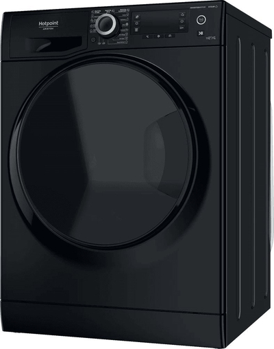 Lavatriçe tharëse Hotpoint NDD 11725 BDA EE, 11kg 7kg, 1551 RPM, e zezë