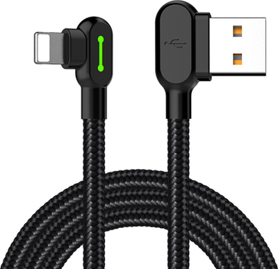 Kabllo USB Mcdodo MDD43, USB A në Lightning, 1.8 m, e zezë