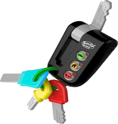 Lodër çelësa Smily Play Auto Pilot SP83675, me tinguj edhe drita, shumëngjyrëshe