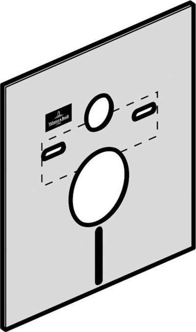 Сет за звучна изолација Villeroy &amp; Boch 92228700, за WC SupraFix, бел