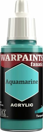 Ngjyrë akrilike The Army Painter Warpaints Fanatic Aquamarine, 18ml, blu-jeshile