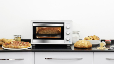 Mini furrë elektrike Cecotec Bake&Toast 2600 White 4Pizza, 26L, konvekcion, e bardhë