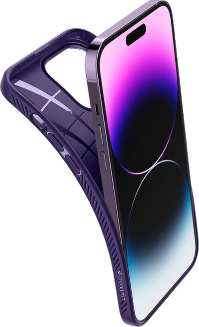 Futrollë Spigen Liquid Air Armor për iPhone 14 Pro Max, TPU, mbron nga goditjet, lejla e errët