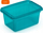 Kutí ruajtjeje Moxom BaseStore Color, 1.5L, 19x14x9cm, gri e errët