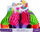 Lodër senzoriale LEAN TOYS Folding Pouches, antistres, 18x7x7cm, shumëngjyrëshe