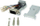 Adapter DB9 në RJ45 8P8C, 8 bërthama, metalik, argjendtë