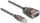 Adapter DeLOCK 61400 USB në RS-232, me kabllo, i zi