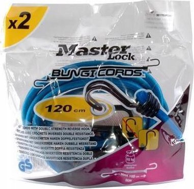 Litar elastik Master Lock Twin Wire, 120cm, 40kg, blu, set 2 copë