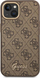 Mbrojtëse telefoni Guess 4G Vintage Gold Logo për iPhone 14 Plus 6.7", e fortë, kafe