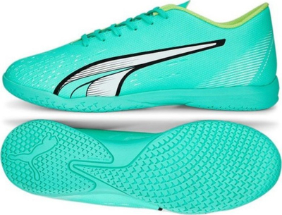 Këpucë futbolli salle Puma Ultra Play It Electric 10722703, taban i sheshtë, sintetike, jeshile