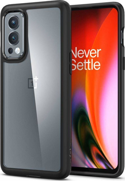 Mbrojtëse Spigen Ultra Hybrid për OnePlus Nord 2 5G, e zezë