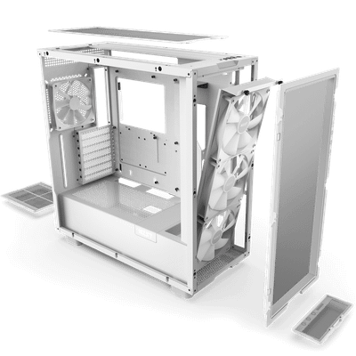 Kasë NZXT H7 Flow - E bardhë