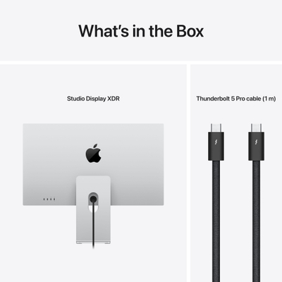 Apple Studio Display XDR, Nano-texture glass, VESA mount adapter (Stand not included)