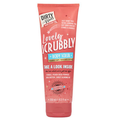 Skrab për trup Dirty Works Lovely Scrubbly, 250 ml