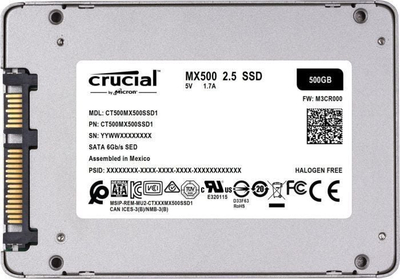 Disk Crucial MX500 2 TB 2.5" SATA III SSD (CT2000MX500SSD1)