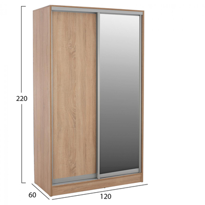Dollap  rrëshqitës Sonama 120×60×220 cm (HM2460.01)