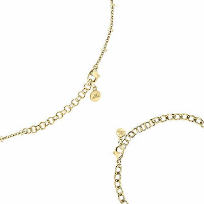 Set aksesorë për femra Morellato sMO4061 Qafore + Byzylyk, të artë
