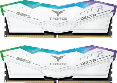 Memorie TeamGroup T-Force Delta RGB, DDR5, 32 GB, 6000 MHz, CL38, FF4D532G6000HC38ADC01