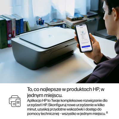 Printer multifunksional HP DeskJet 2910, Wireless, me ngjyra, i bardhë
