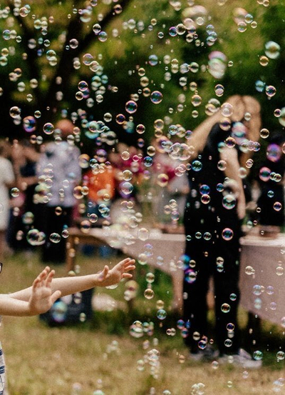 Makina flluskash Light4me BUBBLE DOUBLE, 300W, me telekomandë pa tela, e zezë