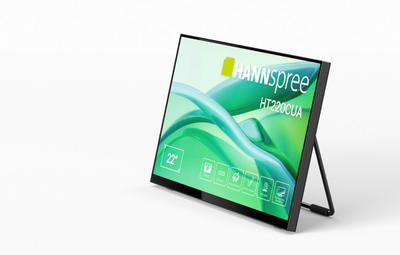 Монитор Hannspree HT220CUA, 21.4", Full HD, екран на допир, црн