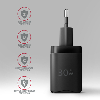 Karikues AXAGON ACU-PQ30, USB-A, USB-C, PD, QC4+, 30W, i zi