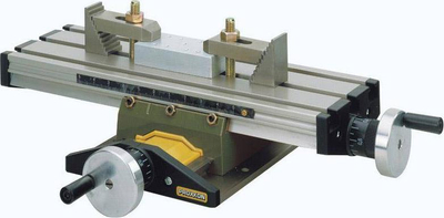 Tabelë kryqëzuese Proxxon KT 70, 200 x 70 mm, alumini masiv, jeshile
