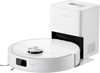Робот правосмукалка Roborock Q10 VF+, 10000Pa, станица за самостојно празнење, бел