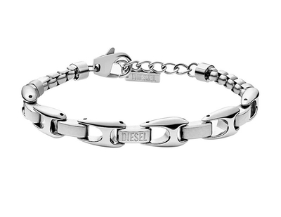 Byzylyk unisex Diesel DX1633040, i argjendtë