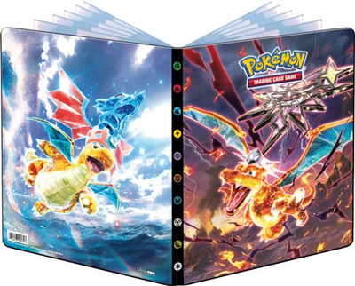 Album me karta Pokémon Obsidian Flames, 9 xhepa, format A4, shumëngjyrësh