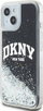 Mbulesë telefoni DKNY DKHCP15MLBNAEK, për iPhone 15 Plus 14 Plus 6.7", hardcase me glitter, e zezë