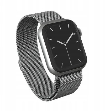 Rrip ore Apple Watch me rrjetë metali, 38mm 40mm 41mm, inox, argjendtë