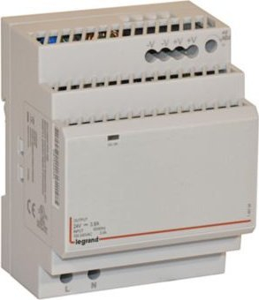 Furnizues energjie LEGRAND 146724, 24V 92W 3.8A, 4 module, njëfazor
