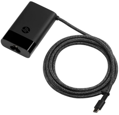 Karikues laptopi HP USB-C, 65W, me kabllo tekstili, i zi